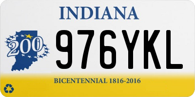 IN license plate 976YKL