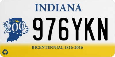 IN license plate 976YKN