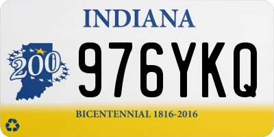 IN license plate 976YKQ