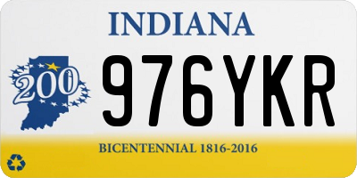 IN license plate 976YKR