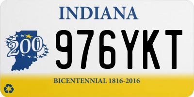 IN license plate 976YKT