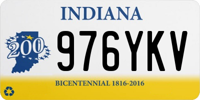 IN license plate 976YKV