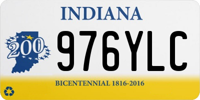 IN license plate 976YLC