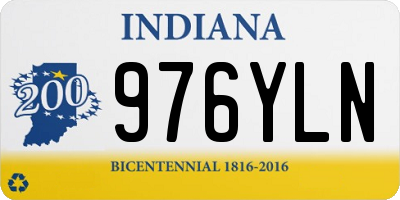 IN license plate 976YLN