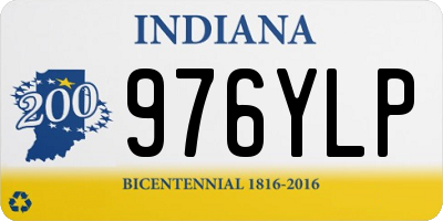 IN license plate 976YLP