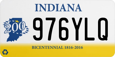 IN license plate 976YLQ