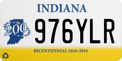 IN license plate 976YLR