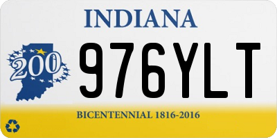 IN license plate 976YLT