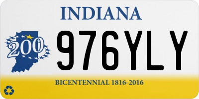 IN license plate 976YLY