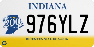 IN license plate 976YLZ