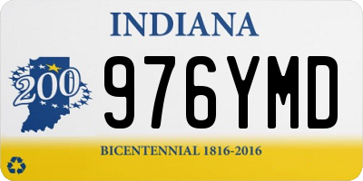 IN license plate 976YMD