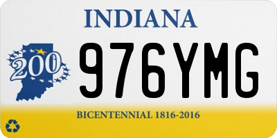 IN license plate 976YMG