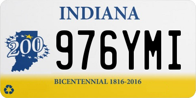 IN license plate 976YMI