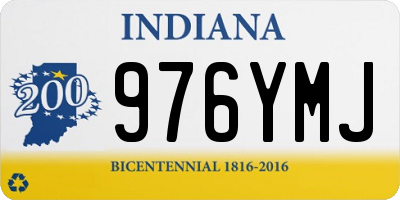 IN license plate 976YMJ