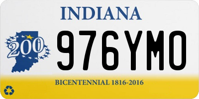 IN license plate 976YMO