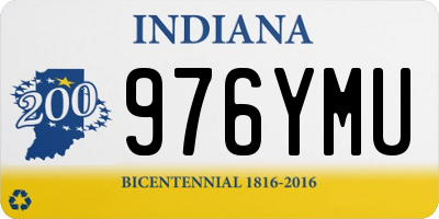 IN license plate 976YMU