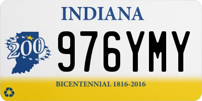 IN license plate 976YMY