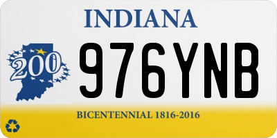 IN license plate 976YNB