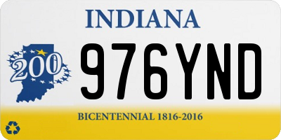 IN license plate 976YND