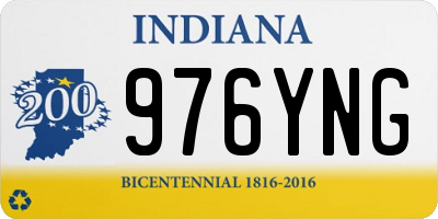 IN license plate 976YNG