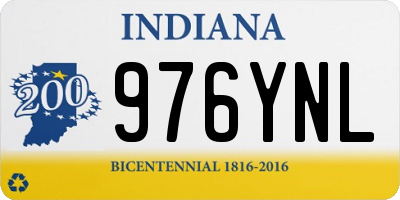IN license plate 976YNL
