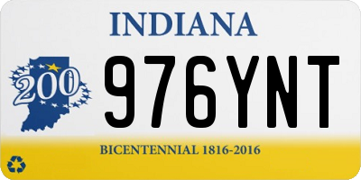 IN license plate 976YNT