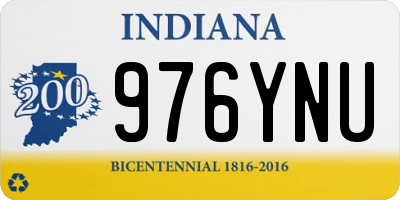 IN license plate 976YNU