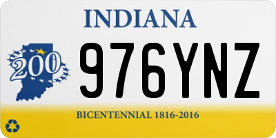 IN license plate 976YNZ
