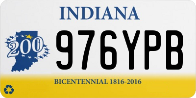 IN license plate 976YPB