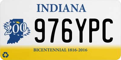 IN license plate 976YPC