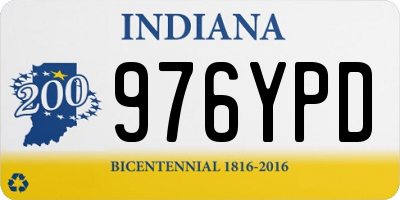 IN license plate 976YPD