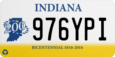 IN license plate 976YPI