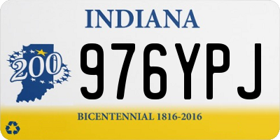 IN license plate 976YPJ