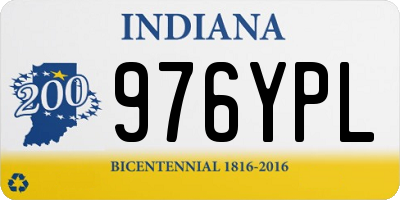 IN license plate 976YPL