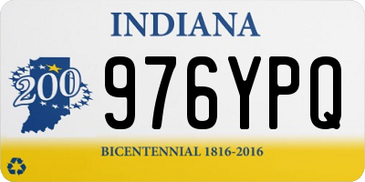 IN license plate 976YPQ