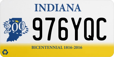 IN license plate 976YQC