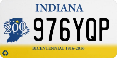 IN license plate 976YQP