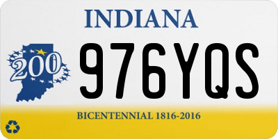 IN license plate 976YQS