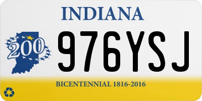 IN license plate 976YSJ