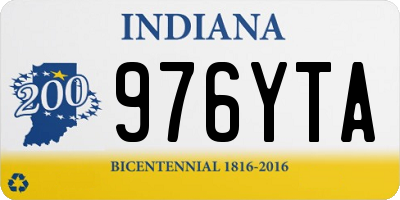 IN license plate 976YTA