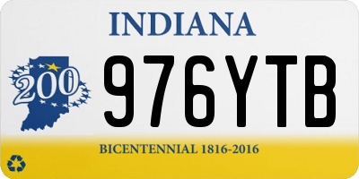 IN license plate 976YTB
