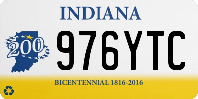 IN license plate 976YTC