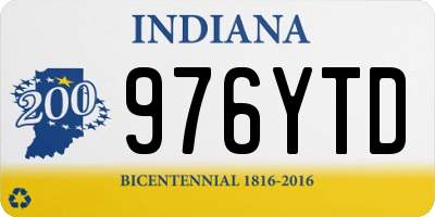 IN license plate 976YTD