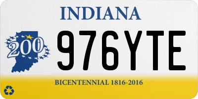 IN license plate 976YTE