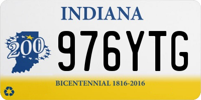 IN license plate 976YTG