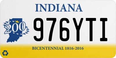 IN license plate 976YTI