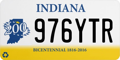 IN license plate 976YTR