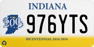 IN license plate 976YTS