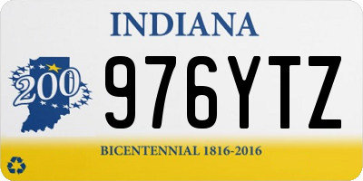 IN license plate 976YTZ