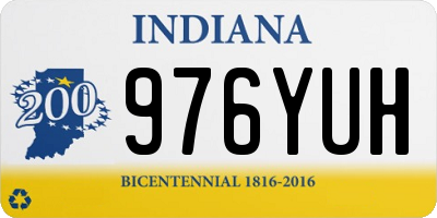 IN license plate 976YUH